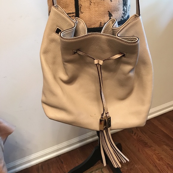 Gently used taupe Kate Spade crossbody bag - Picture 2 of 4
